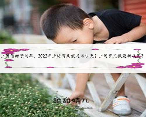 上海借卵子助孕，2022年上海育儿假是多少天？上海育儿假最新政策？