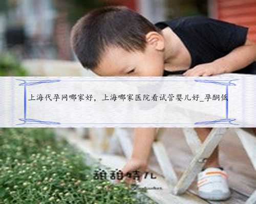 上海代孕网哪家好，上海哪家医院看试管婴儿好_孕酮低